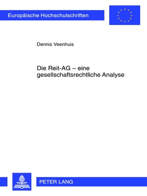 cover image of Die Reit-AG – eine gesellschaftsrechtliche Analyse